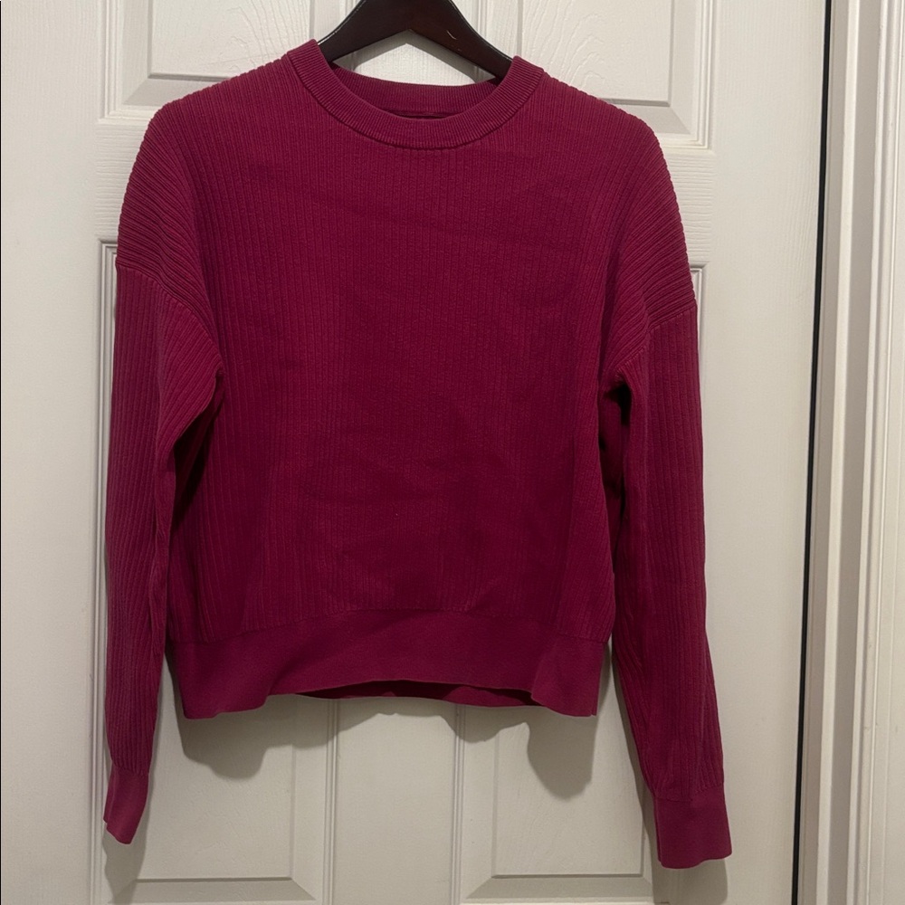 Lululemon Cotton-Blend Ribbed Sweater - Picture 2 of 6